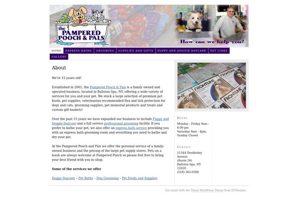 Thesis_182 theme site design template sample