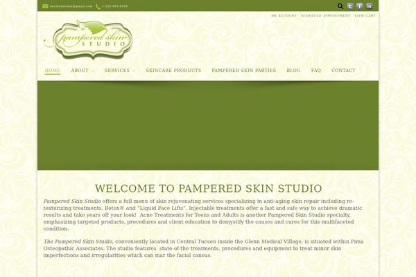 pamperedskinstudio.com site used Freeze