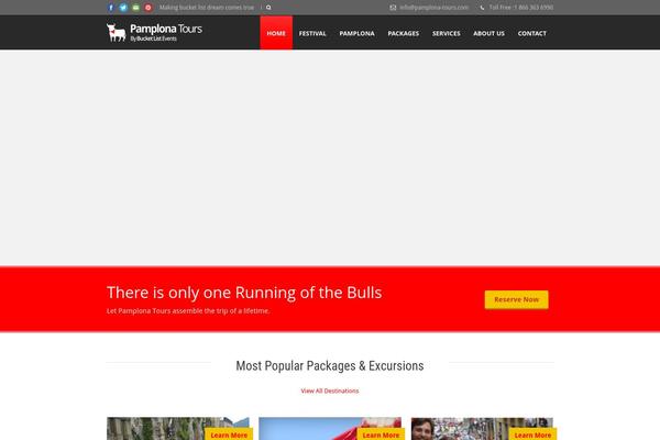 Tour Package v.2.1 theme site design template sample