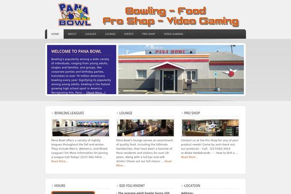 Enterprise theme site design template sample