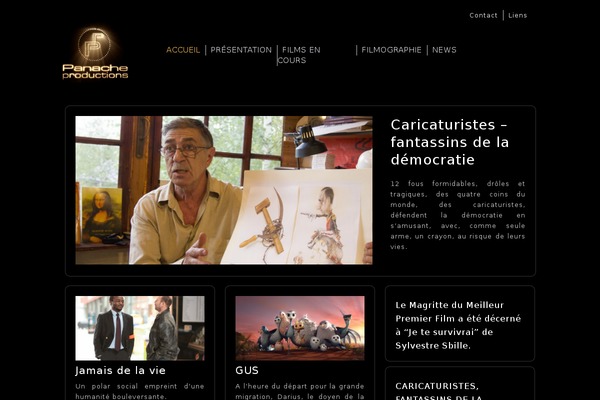 panacheproductions.be site used Panache