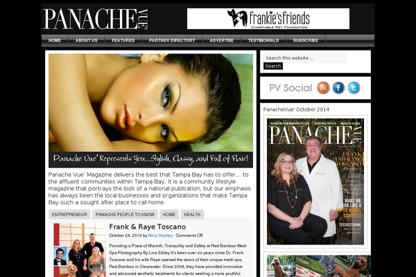 CW Magazine theme site design template sample