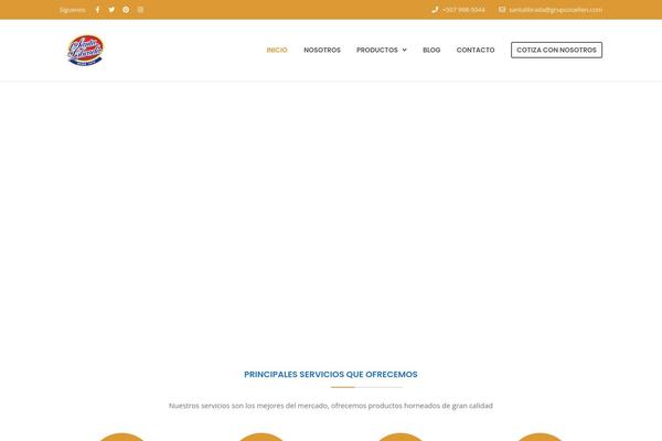 Bakery theme site design template sample