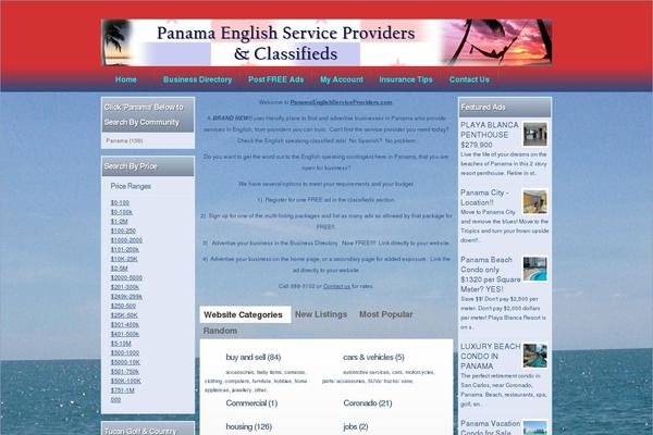 Classifiedstheme theme site design template sample