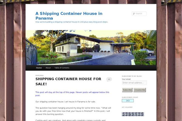 Site using Twenty Eleven Theme Extensions plugin