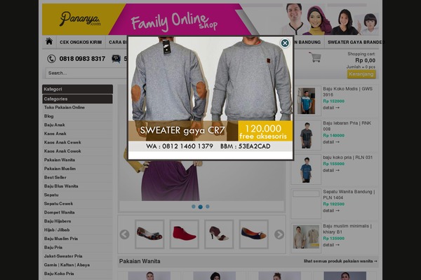 WP-Grosir theme site design template sample