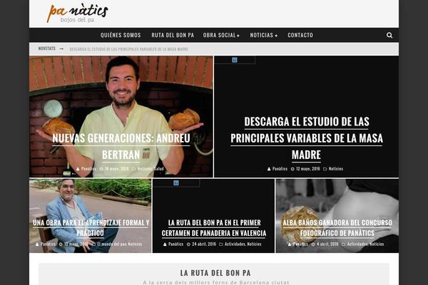Valenti theme site design template sample