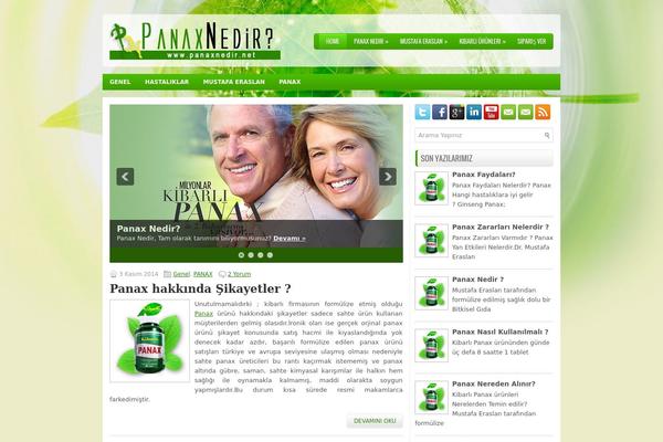 Healthstyle theme site design template sample