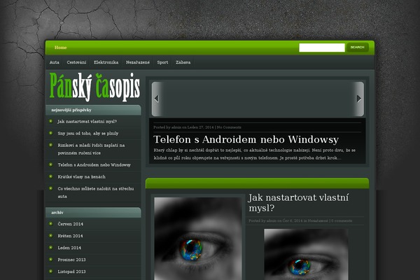 eGamer theme site design template sample