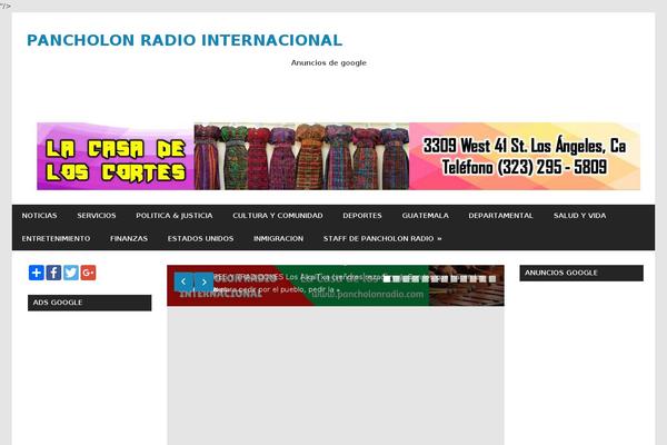 PT Magazine theme site design template sample