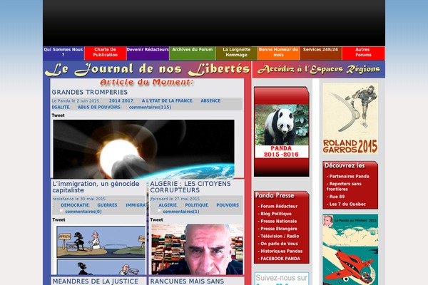 panda-france.net site used Bluecrunch