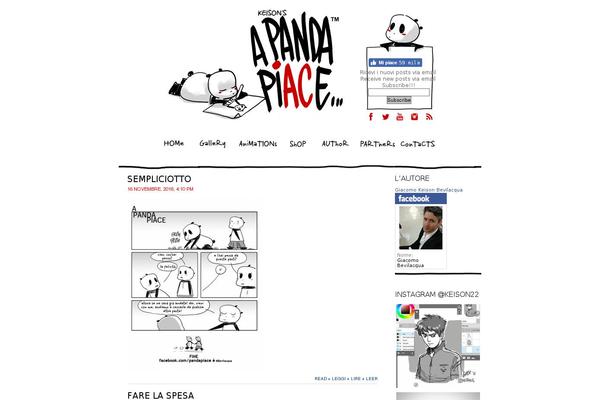 Panda theme site design template sample