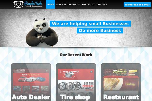 Infographer theme site design template sample