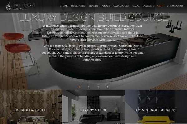 Brasserie theme site design template sample