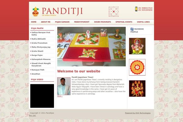 Vias theme site design template sample