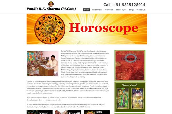Site using Numerology-calculator-master plugin