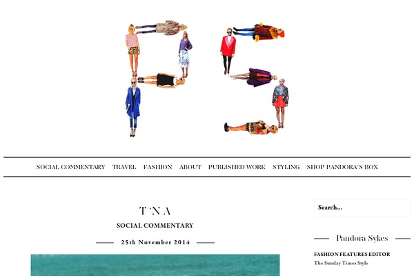 pandora theme site design template sample