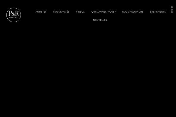 SoundRise theme site design template sample
