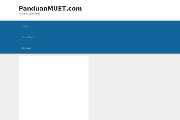 GeneratePress theme site design template sample