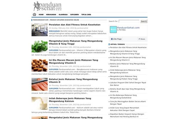 panduansehat.com site used Borderseo