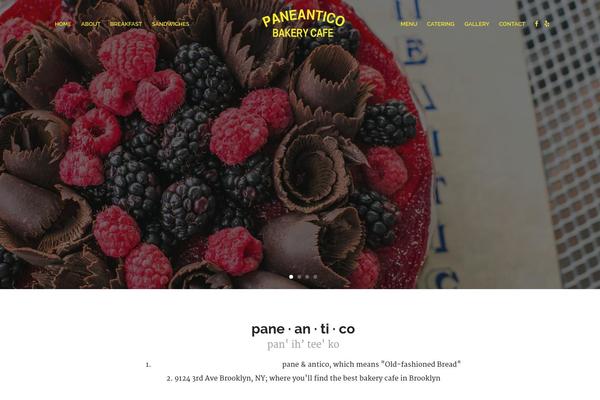 Smart-food theme site design template sample