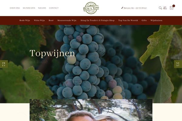 paneevino.nl site used Vineyard-child