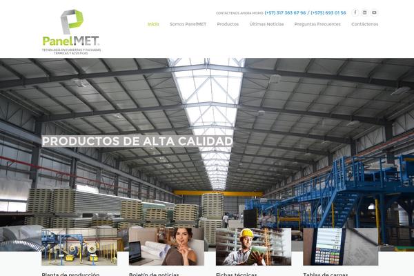 Construction theme site design template sample