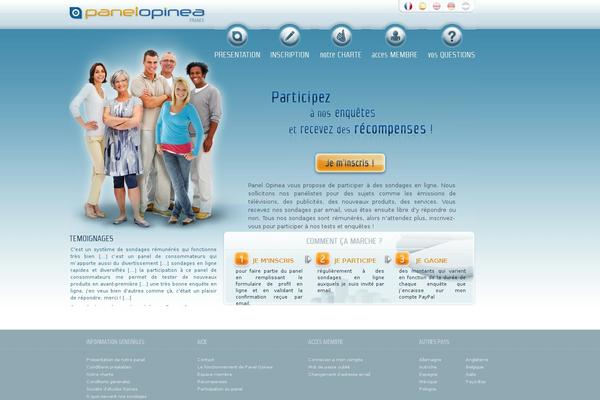 panelopinea.com site used Panel-opinea