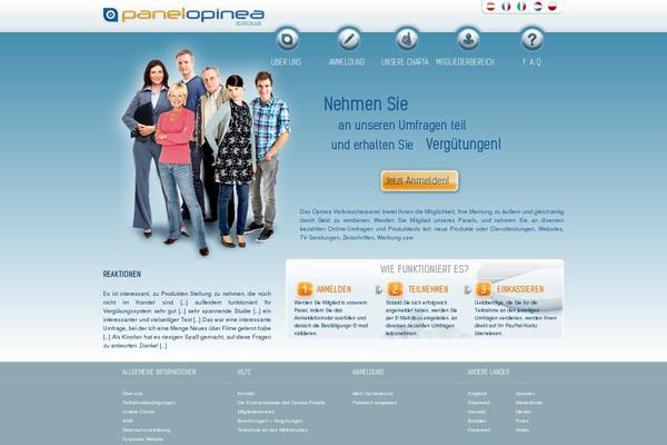 Panelopinea theme site design template sample