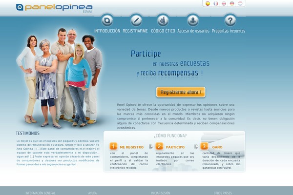 panelopinea.es site used Panelopinea