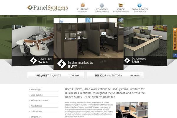 Panel theme site design template sample