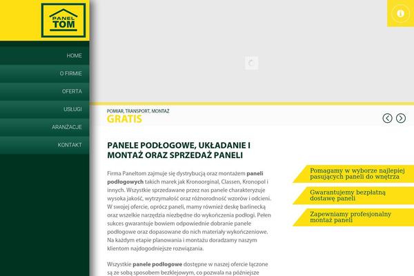 paneltom.pl site used Maintemplate