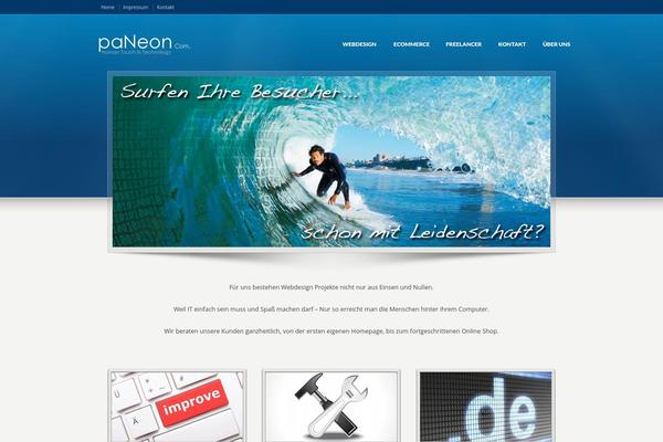 Karma theme site design template sample