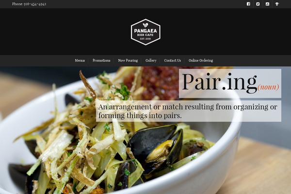 pangaeabiercafe.com site used Nosh