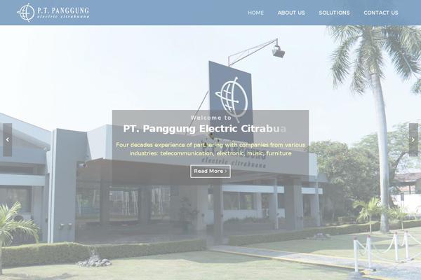 Pg theme site design template sample