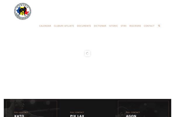 Fightclub theme site design template sample