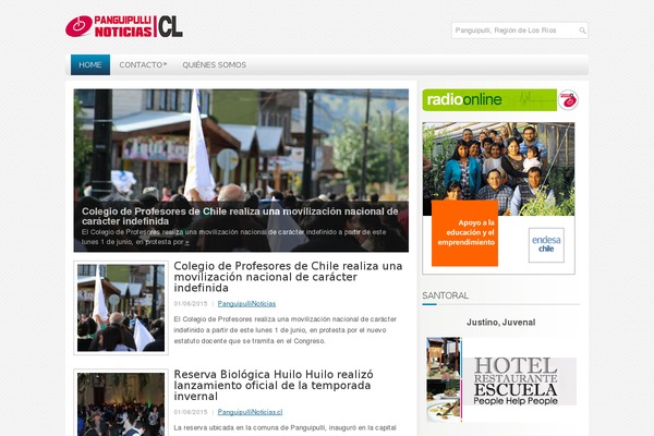 panguipullinoticias.cl site used Adore-news