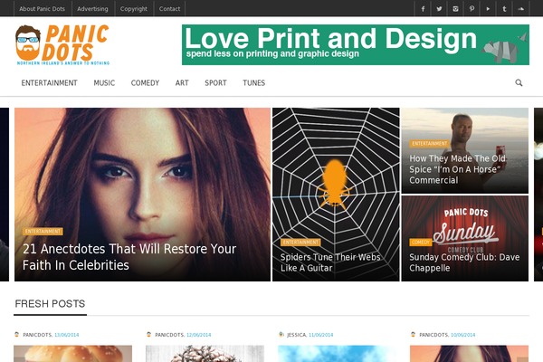 Site using Theia-sticky-sidebar plugin