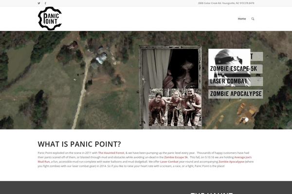 Enfold theme site design template sample