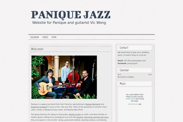 Grisaille theme site design template sample