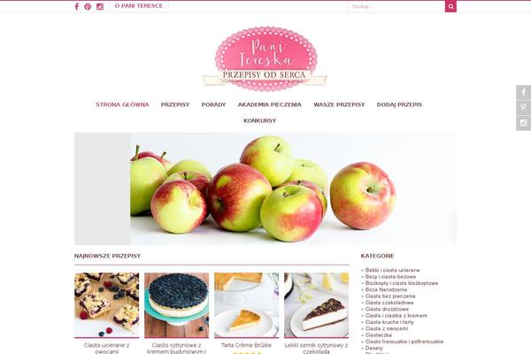 Food & Cook theme site design template sample