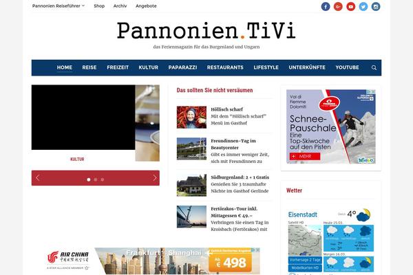 Tribune theme site design template sample