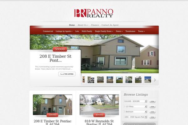 ElegantEstate theme site design template sample