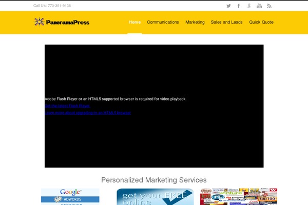 Simplicity theme site design template sample