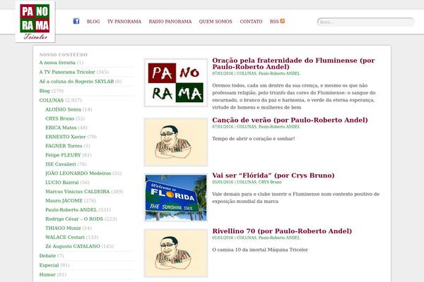 tricolor theme websites examples