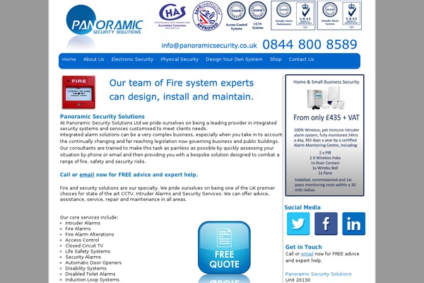 Panoramic theme site design template sample