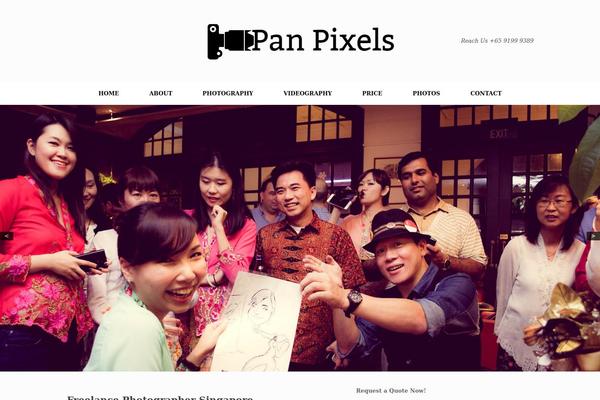 Vantage theme site design template sample