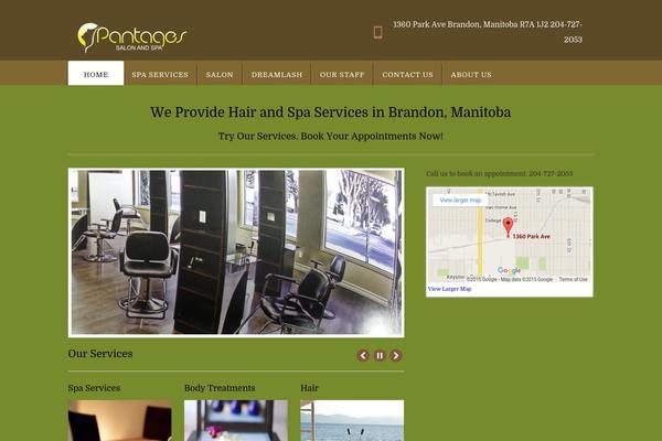 pantageshair.com site used AppointWay