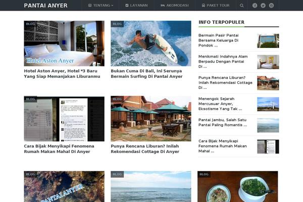 Mts_blogging theme site design template sample