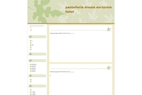 pantelleriadreamhotel.com site used Greenleaf_tw